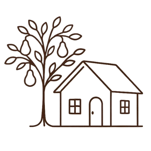 Huisje onder de perenboom